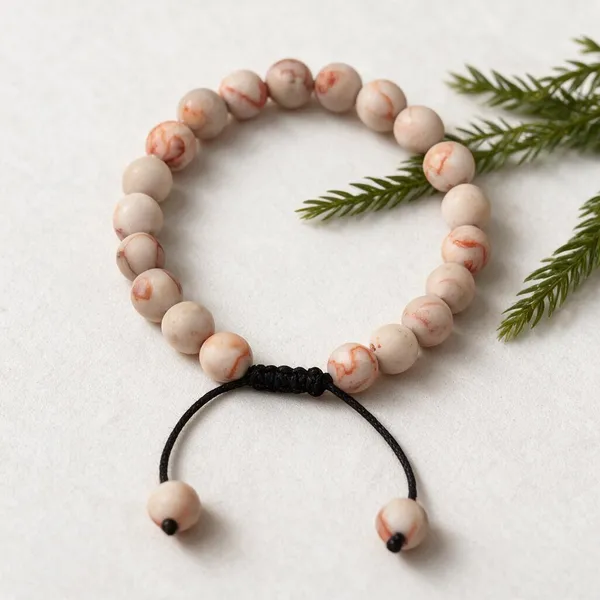 Red_Web_Jasper_Stretch_Beaded_Bracelet