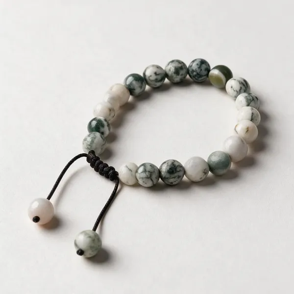 Green_Blue_Tree_Agate_Natural_Stone_Stretch_Beaded_Bracelet