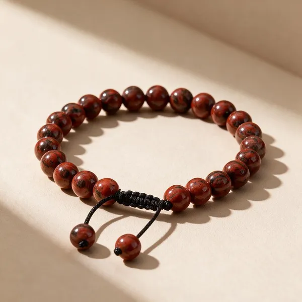 Red_Jasper_Stretch_Beaded_Bracelet
