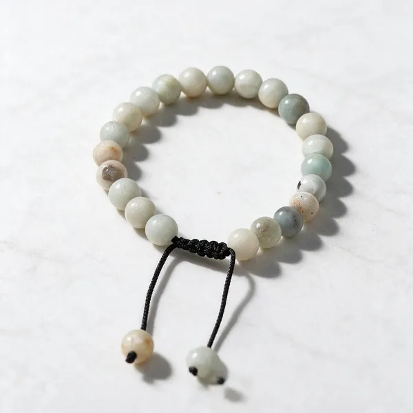 Multicolor_Rhodonite_Amazonite_Polished_Bead_Bracelet