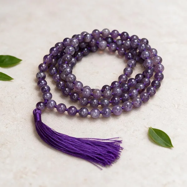Purple_Amethyst_Smooth_Round_Bead_Meditation_Mala
