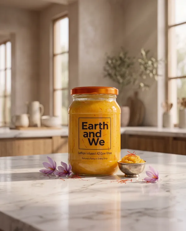Earth_And_We_Saffron_Infused_A2_Cow_Ghee_500ML