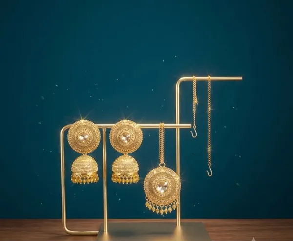 Gold_Tone_Traditional_Jhumka_And_Maang_Tikka_Set