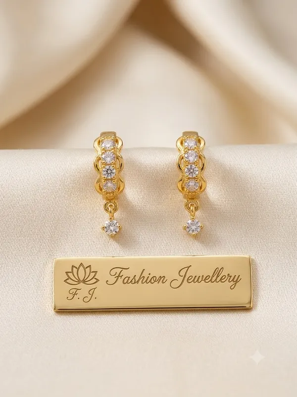 Gold_Tone_Crystal_Drop_Light_Weight_Earrings_for_Women