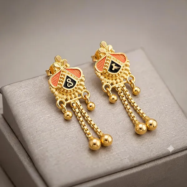 Gold_Tone_Traditional_Dangling_Earrings_For_Women