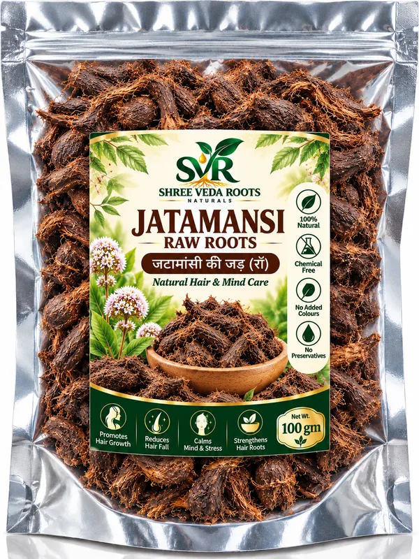 Shree_Veda_Roots_Jatamansi_Raw_Roots_100G