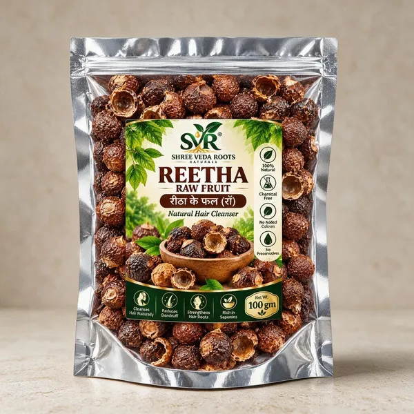 Shree_Veda_Roots_Reetha_Raw_Fruit_Natural_Hair_Cleanser_100G