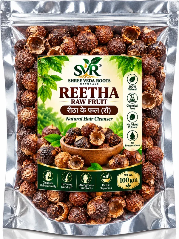 Shree_Veda_Roots_Reetha_Raw_Fruit_Natural_Hair_Cleanser_100G