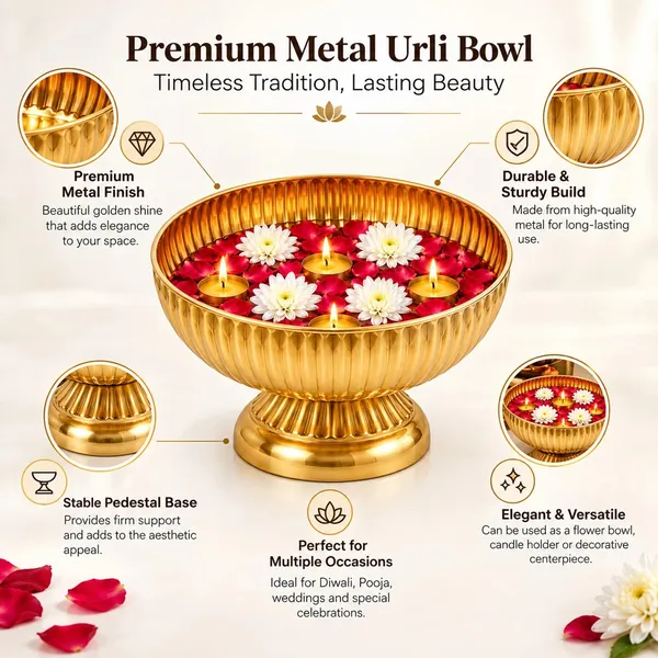 Gold_Tone_Traditional_Urli_Bowl