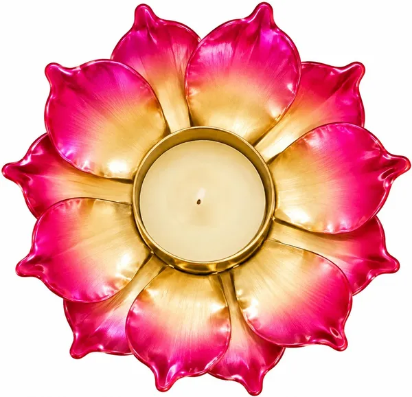 Golden_Finish_Traditional_Lotus_Diya_Candle_Holders_Set_Of_2
