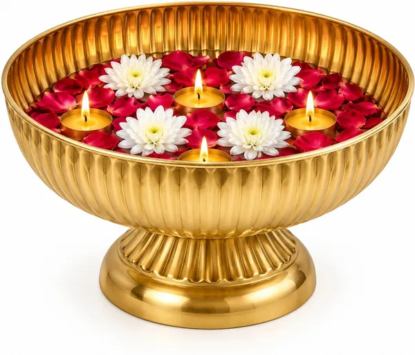 Gold_Tone_Traditional_Urli_Bowl