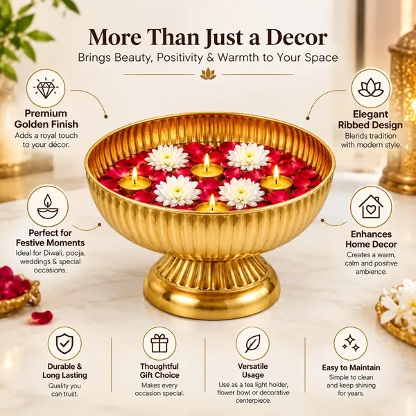 Gold_Tone_Traditional_Urli_Bowl