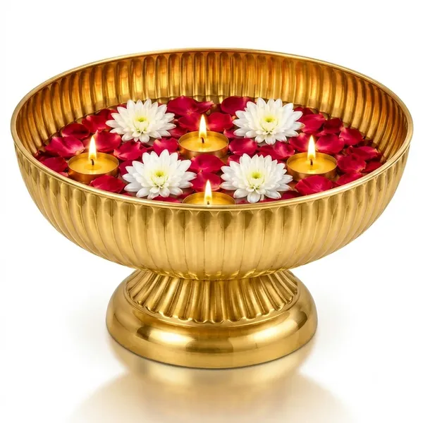 Gold_Tone_Traditional_Urli_Bowl