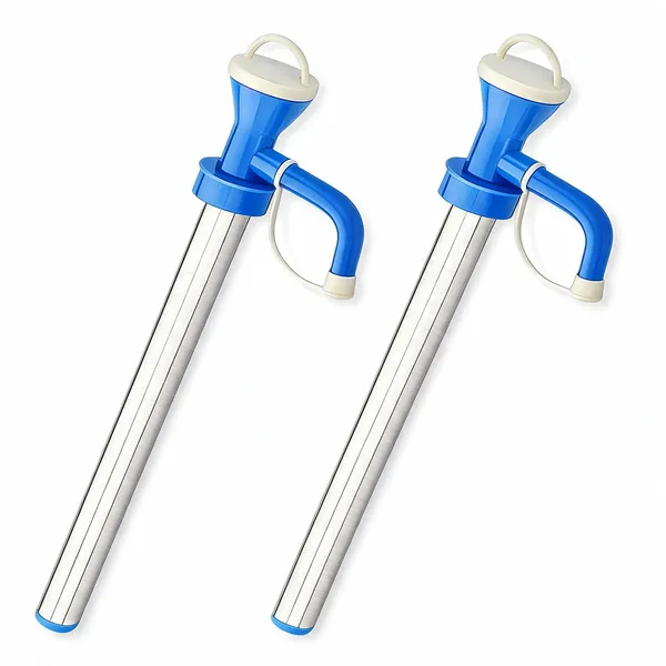 Stainless_Steel_And_Plastic_Manual_Water_Bottle_Liquid_Pump_Dispenser_-_Pack_of_2
