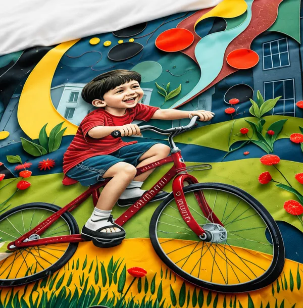 Microfiber_Kids_Bicycle_Ride_Digital_Print_Bedsheet_With_Pillow_Covers