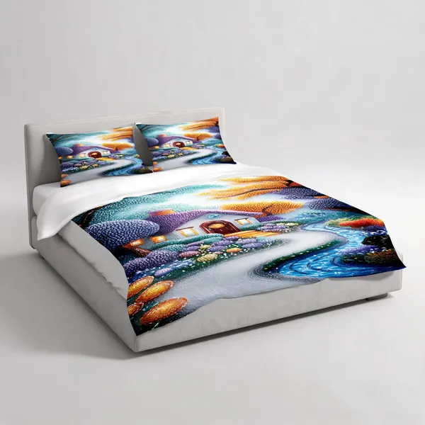 Microfiber_Scenic_Landscape_Digital_Print_Bedsheet_With_Pillow_Covers