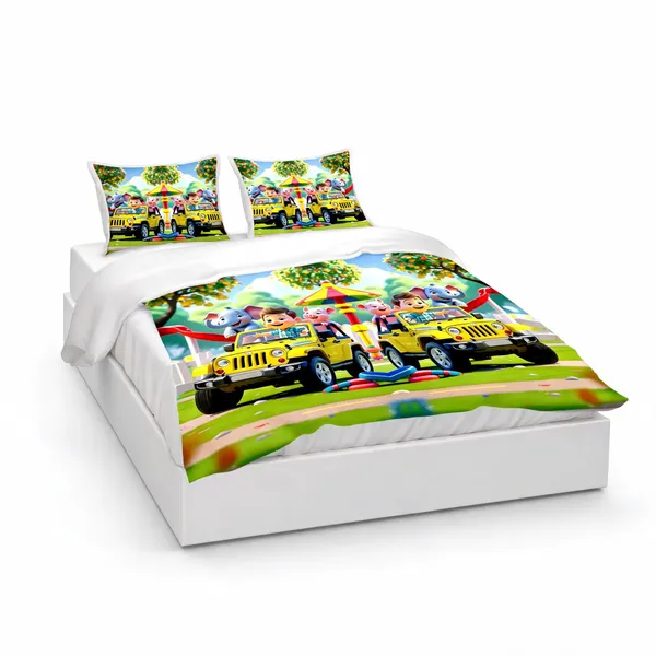 Microfiber_Kids_Jungle_Jeep_Animal_Digital_Print_Bedsheet_With_Pillow_Covers