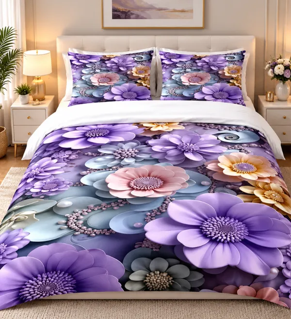 Micro_Fiber_Digital_Multicolour_Botanical_Floral_Print_Bedsheet_With_Pillow_Covers