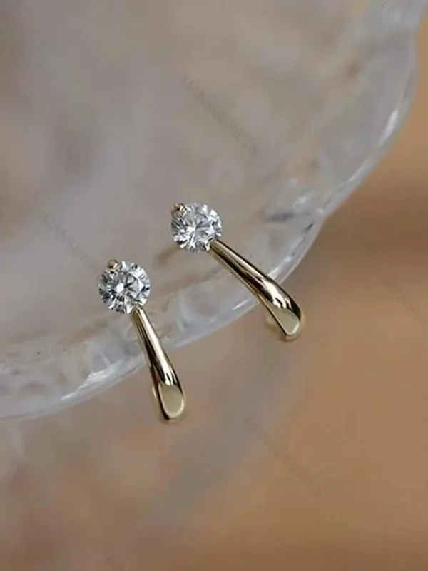 Gold_Tone_Sterling_Silver_Crystal_Huggie_Hoop_Earrings_For_Women