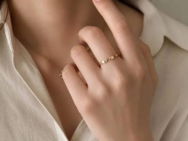 Gold_Sterling_Silver_Open_Initial_Personalised_Ring_For_Women