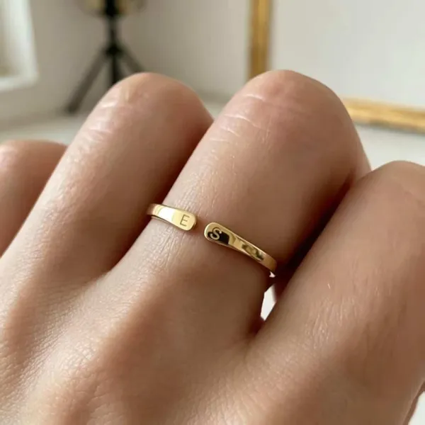 Gold_Sterling_Silver_Open_Initial_Personalised_Ring_For_Women