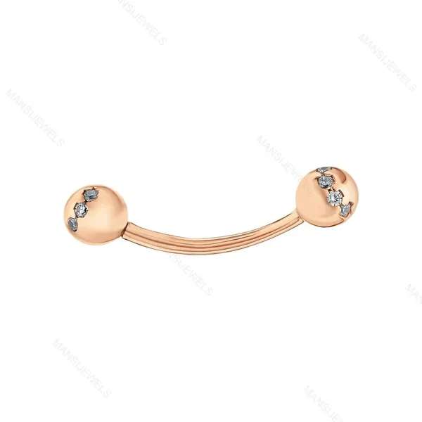 Rose_Gold_Sterling_Silver_Crystal_Curved_Belly_Ring_For_Women