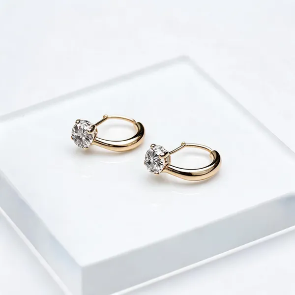 Gold_Tone_Sterling_Silver_Crystal_Huggie_Hoop_Earrings_For_Women