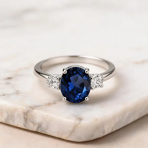 Silver_Sterling_Silver_Oval_Gemstone_Custom_Birthstone_Ring_For_Women