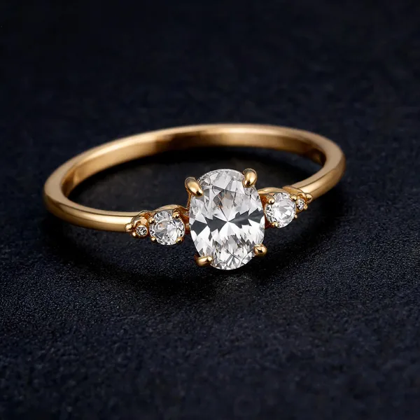 Gold_Sterling_Silver_Oval_Cz_Minimalist_Ring_For_Women