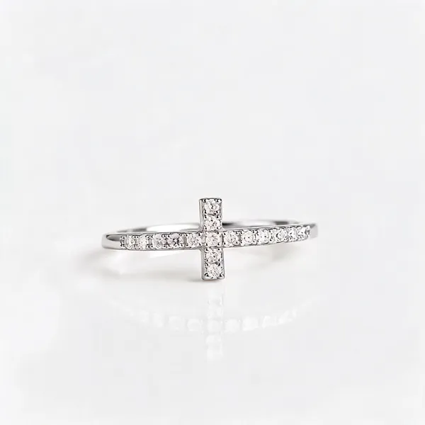 Silver_Sterling_Silver_Rhodium_Plated_Moissanite_Cross_Ring_For_Women
