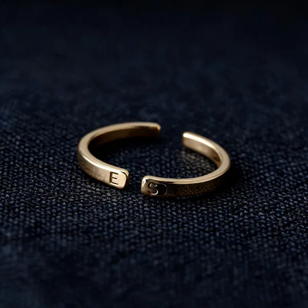 Gold_Sterling_Silver_Open_Initial_Personalised_Ring_For_Women