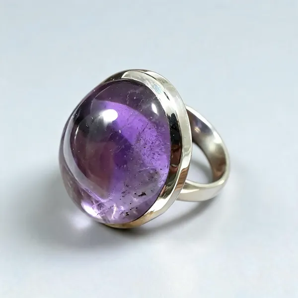 Purple_Silver_925_Oval_Amethyst_Stone_Gemstone_Ring_For_Men_And_Women