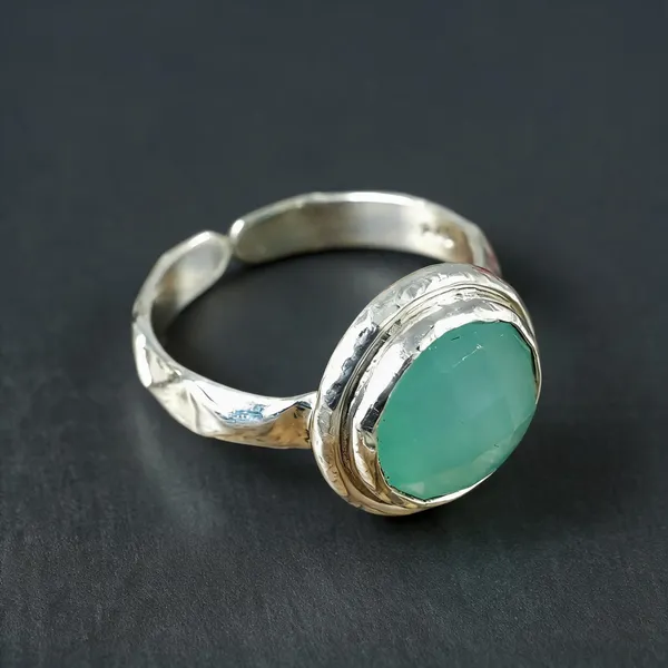 Green_Silver_925_Oval_Stone_Adjustable_Ring_For_Men_And_Women