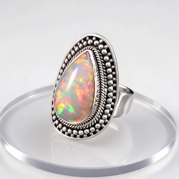White_Silver_925_Oval_Opal_Stone_Statement_Ring_For_Men_And_Women