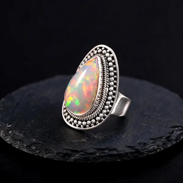White_Silver_925_Oval_Opal_Stone_Statement_Ring_For_Men_And_Women