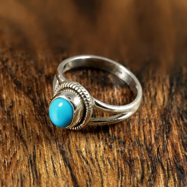 Turquoise_Silver_925_Cabochon_Oval_Stone_Gemstone_Ring_For_Men_And_Women