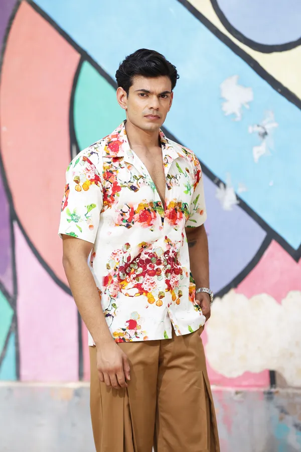 White_Cotton_Floral_Print_Relaxed_Fit_Shirt_For_Men