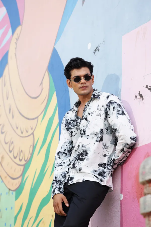 White_Rayon_Relaxed_Fit_Floral_Print_Shirt_For_Men