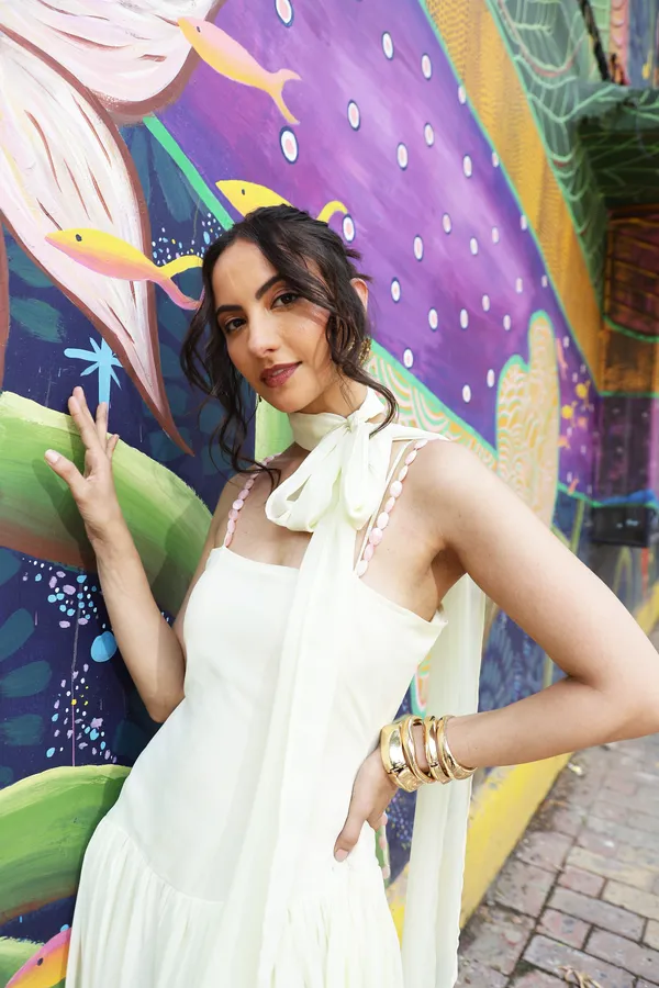 White_Georgette_Sleeveless_Maxi_Dress_For_Women
