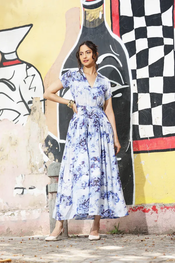 Light_Blue_Chiffon_Lurex_Floral_Print_Maxi_Dress_For_Women