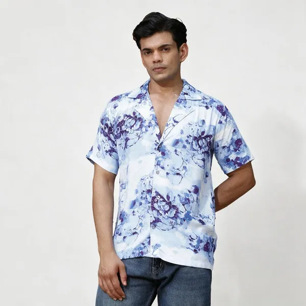 Light_Blue_Rayon_Floral_Print_Relaxed_Fit_Shirt_For_Men