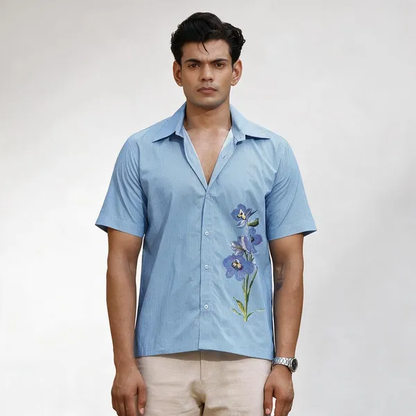 Blue_Cotton_Poplin_Relaxed_Fit_Floral_Shirt_For_Men