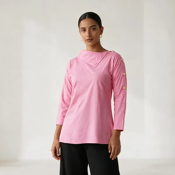 Pink_Cotton_Relaxed_Fit_Top_For_Women