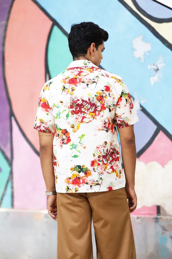 White_Cotton_Floral_Print_Relaxed_Fit_Shirt_For_Men