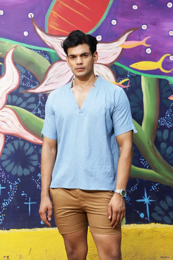 Blue_Cotton_Linen_Relaxed_Fit_Shirt_For_Men