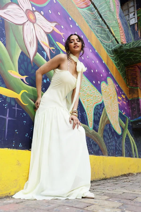 White_Georgette_Sleeveless_Maxi_Dress_For_Women