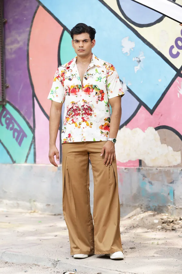 White_Cotton_Floral_Print_Relaxed_Fit_Shirt_For_Men