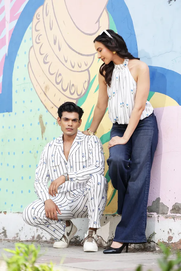 White_Cotton_Linen_Striped_Relaxed_Fit_Co-Ord_Set_For_Men