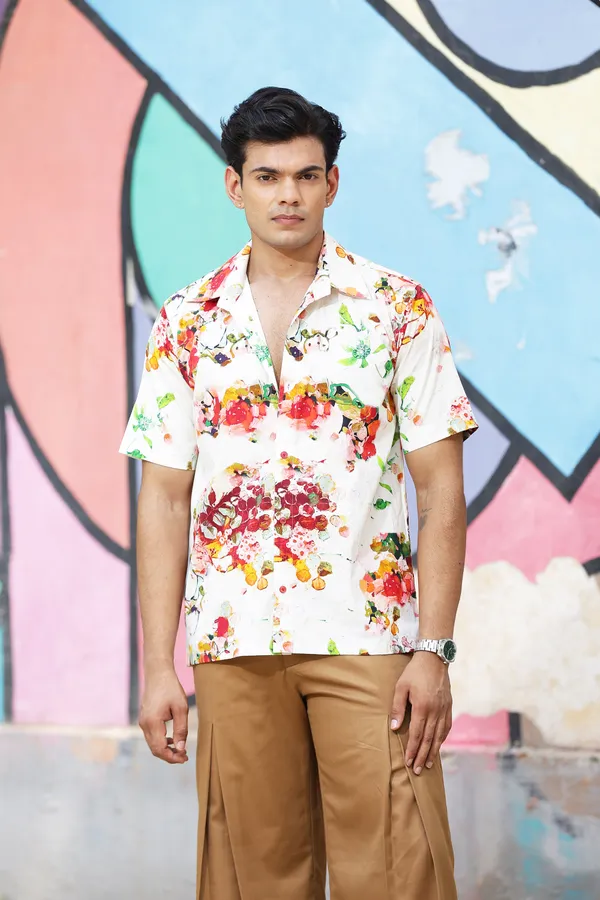 White_Cotton_Floral_Print_Relaxed_Fit_Shirt_For_Men