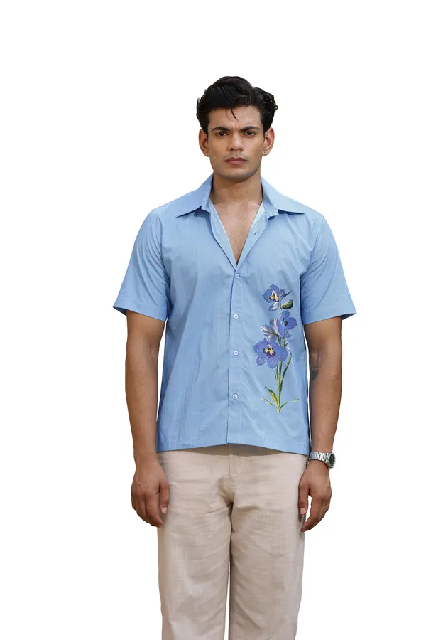 Blue_Cotton_Poplin_Relaxed_Fit_Floral_Shirt_For_Men